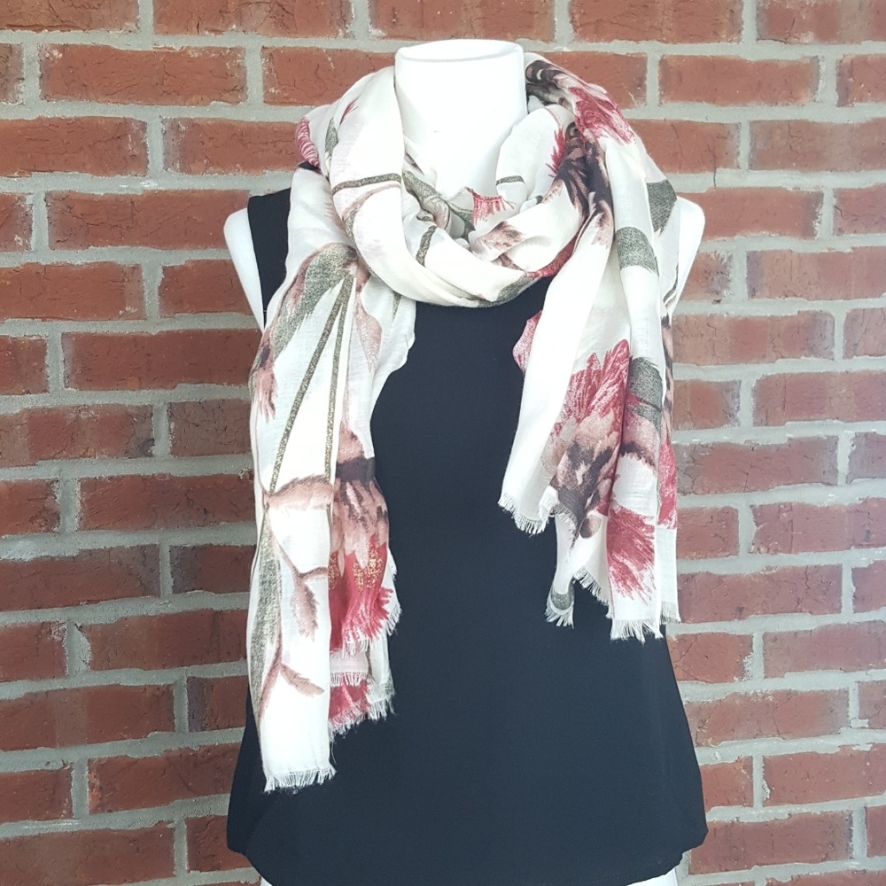 Floral scarf